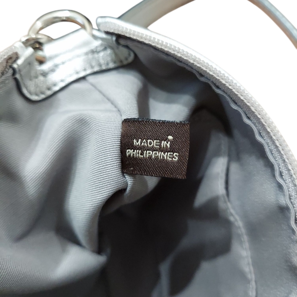 Coach Mini Silver Leather Shoulder Hobo EUC - Picture 10 of 10